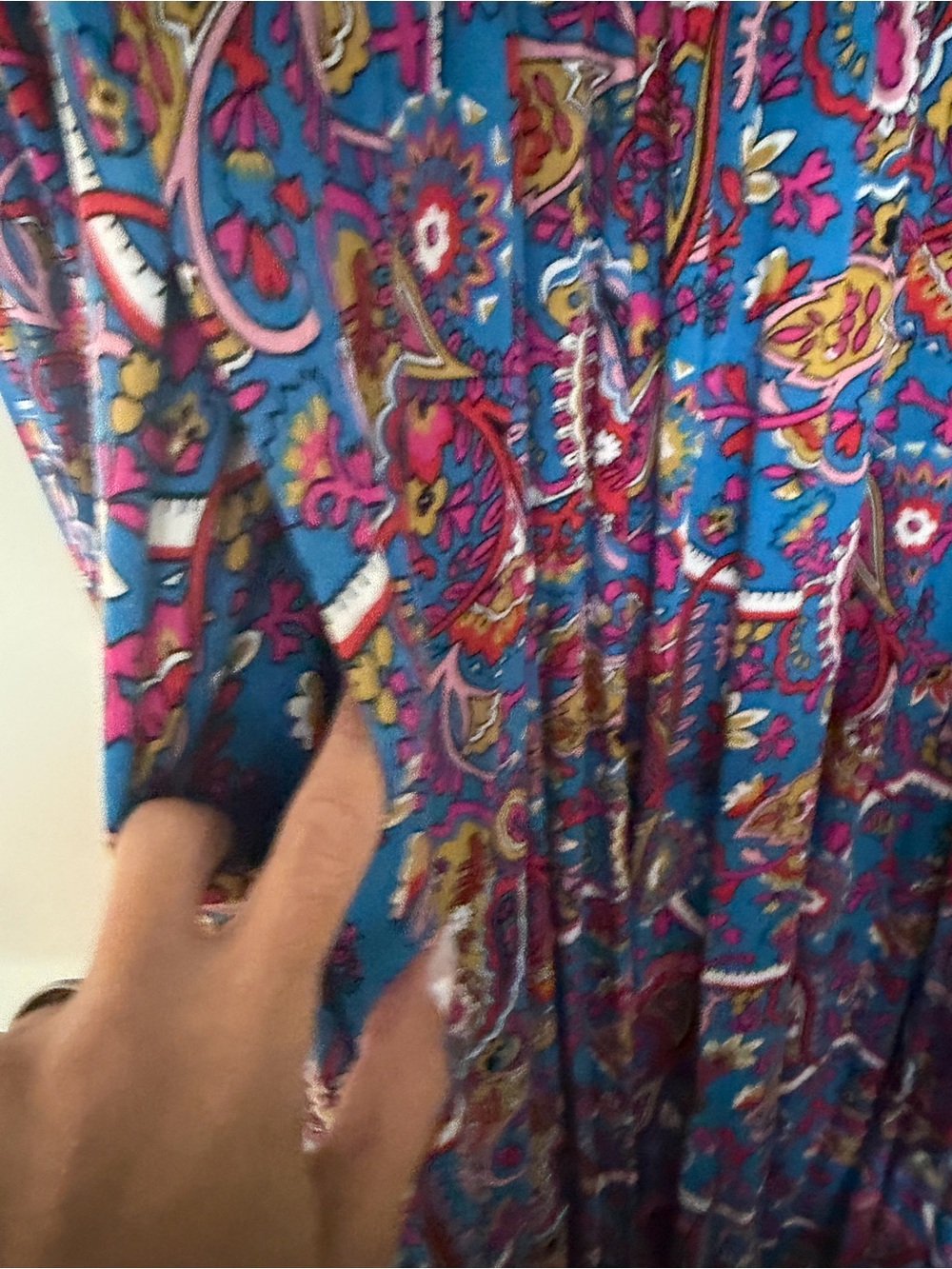 Boden Blue Multi Paisley Maxi Dress - Picture 4 of 7